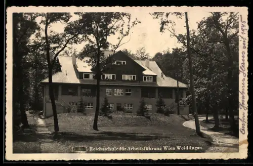 AK Wien XIV-Weidlingau, DAF-Reichsschule für Arbeitsführung