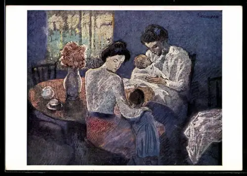 Künstler-AK Pablo Picasso: Mütter mit ihren Kindern