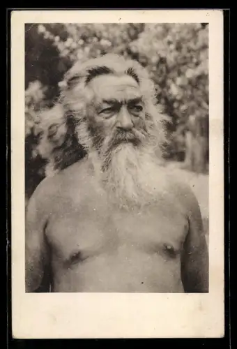 AK Langenzersdorf, Vater Berndl, Urheber und Gründer des Bades Gänsehäufl