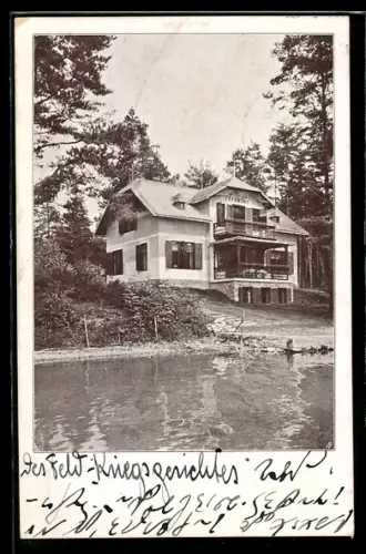 AK Pörtschach a. See, Gasthaus Bersch am Ufer