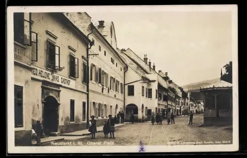 AK Neumarkt i. St., Oberer Platz, Haas Gasthof
