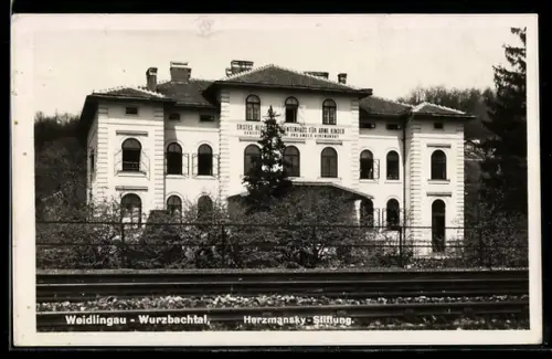 AK Weidlingau /Wurzbachtal, Herzmansky Stiftung