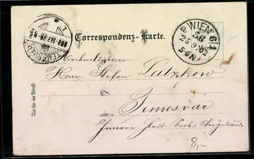 Lithographie Pressbaum, Sacre Coeur, Totalansicht