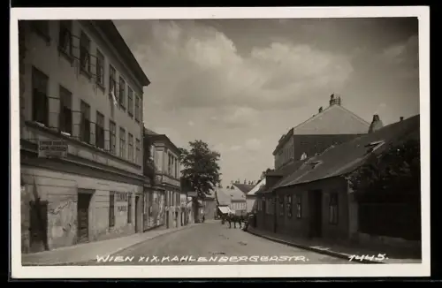 AK Wien, Partie in der Kahlenbergerstrasse