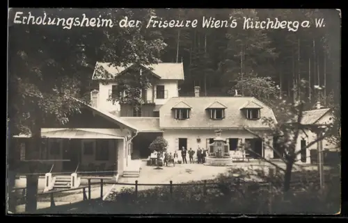 AK Kirchberg a. W., Erholungsheim der Friseure Wiens in der Aussenansicht