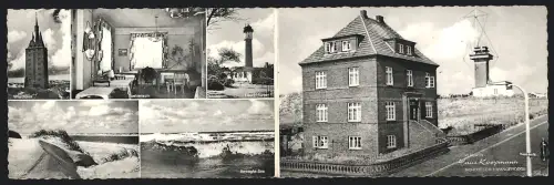 Klapp-AK Wangerooge, Nordseebad, Pension Haus Koopmann, Anton-Günther-Strasse 6