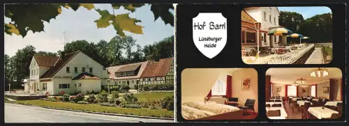 Klapp-AK Schneverdingen /Lüneburger Heide, Hotel Hof Barrl, Innenansichten