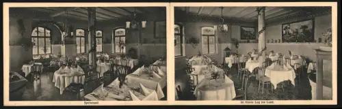 Klapp-AK Bad Harzburg, Hotel Lug ins Land, Speisesaal
