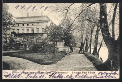 AK Strausberg, Grand Hotel Schützenhaus, Bes. Paul Schicht