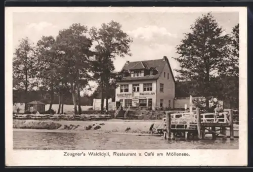 AK Alt-Buchhorst bei Grünheide, Hotel und Restaurant Zeugner`s Waldschlösschen, Bes. Gottlieb Zeugner