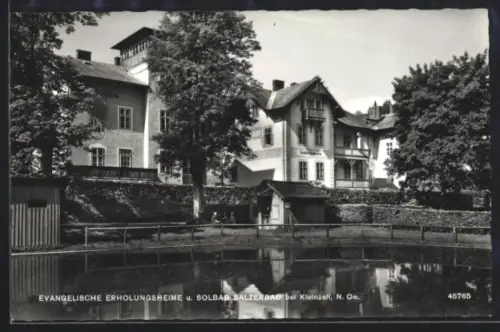 AK Kleinzell /N. Ö., Evangelische Erholungsheime und Solbad Salzerbad