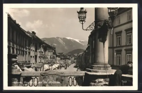 AK Villach, Hauptplatz mit der Görlitzen