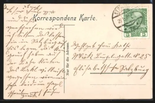 AK St. Pölten, Partie am Rathausplatz