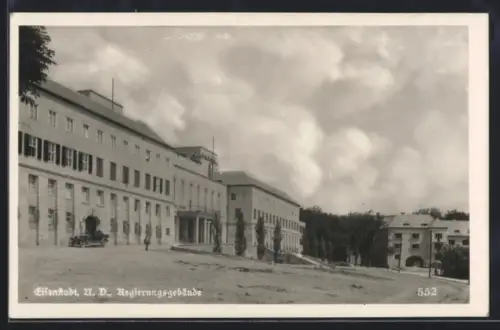 AK Eisenstadt /N. D., Blick zum Regierungsgebäude
