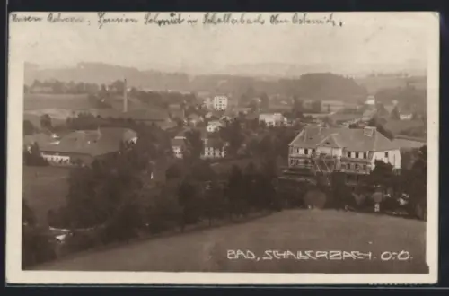 AK Bad Schallerbach /O. Ö., Panorama des Ortes