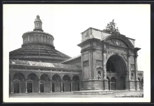 AK Wien, Rotunde, Fassadenansicht