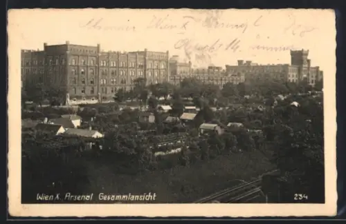 AK Wien, Arsenal, Gesamtansicht