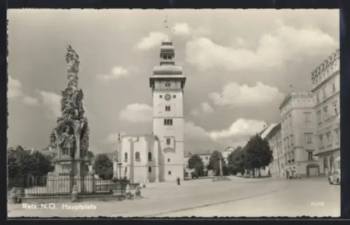 AK Retz /N.-Ö., Partie am Hauptplatz