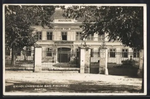 AK Bad Fischau, Erholungsheim für Jugendliche, Portal