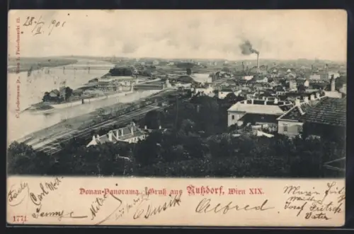 AK Wien, Nussdorf, Donau-Panorama