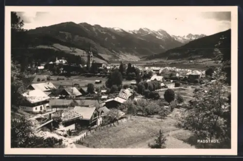 AK Radstadt, Teilansicht mit Kirche