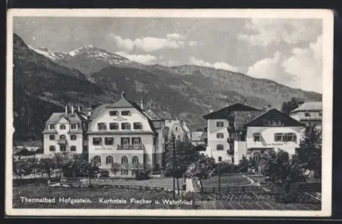 AK Hofgastein, Kurhotels Fischer und Wahnfried