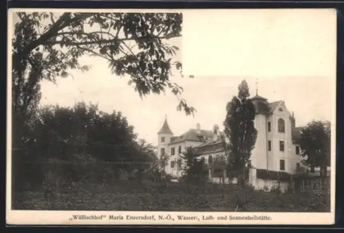 AK Maria Enzersdorf, Wällischhof, Wasser-, Luft- und Sonnenheilstätte