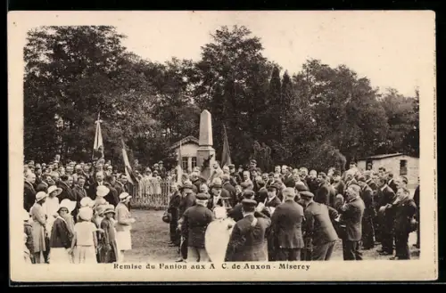 AK Miserey, Remise du Fanion aux A. C. de Auxon