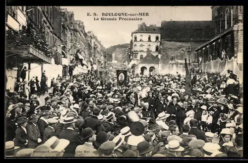 AK Boulogne-sur-Mer, La Grande Procession