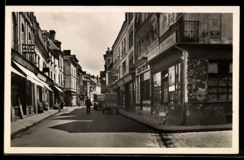 AK Bernay /Eure, Rue Gaston Follope