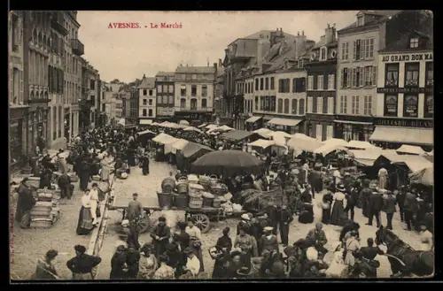 AK Avesnes, Le Marché