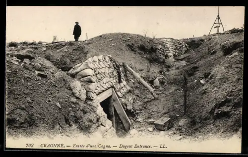 AK Craonne, Entrée d`une Cagna, Dugout Entrance