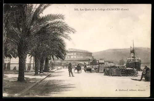 AK Ajaccio /Corse, Les Quais et le Collège