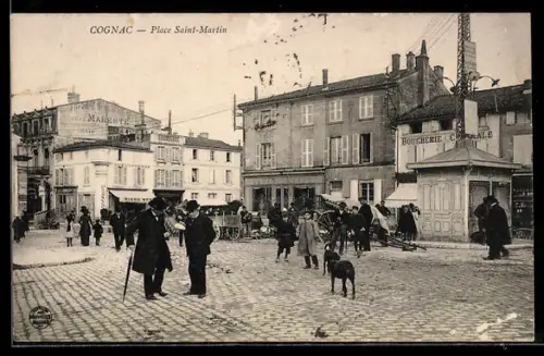 AK Cognac, Place Saint-Martin, Boucherie Centrale