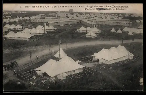 AK Le Tréport /Seine Inférieure, Camp Anglais sur les Terrasses