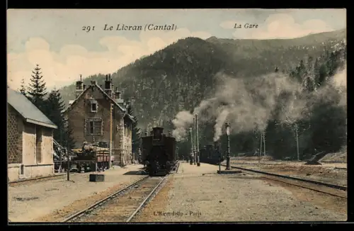 AK Le Lioran /Cantal, La Gare