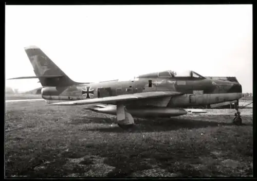 Fotografie Flugzeug North American F-86 Sabre, Jasta Kampfjet der Luftwaffe