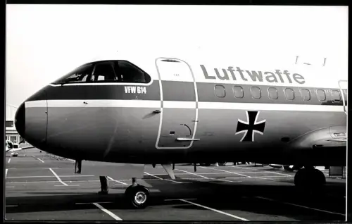 Fotografie Flugzeug Fokker VFW 614 der Luftwaffe