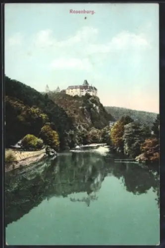 AK Rosenburg, Schloss über dem Fluss