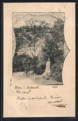 AK Wien, Idylle im Stadtpark