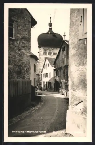 AK Bregenz, Blick zum Martinsturm