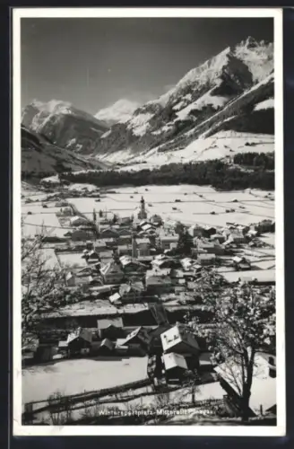 AK Mittersill im Pinzgau, Ortsansicht im Schnee
