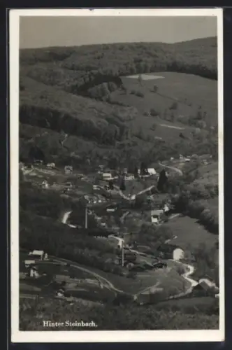 AK Hinter Steinbach, Ortsansicht aus der Vogelschau