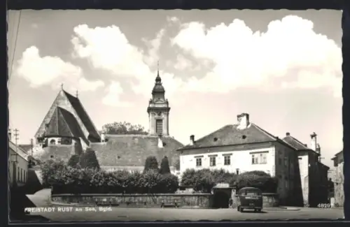 AK Rust am See, Blick zur Kirche