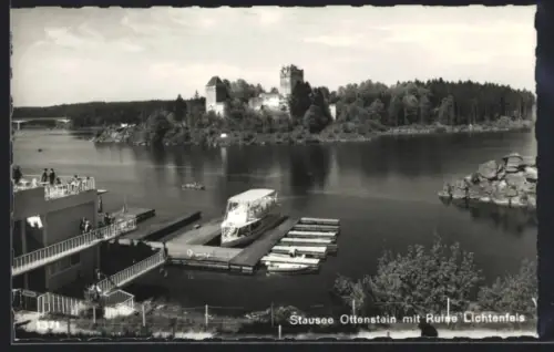 AK Ottenstein, Stausee Ottenstein mit Ruine Lichtenfels