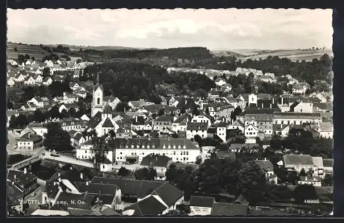 AK Zwettl a. Kamp, Panorama mit Kirche