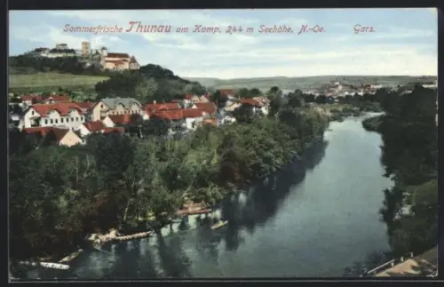 AK Thunau am Kamp, Panorama mit Kamp und Gars