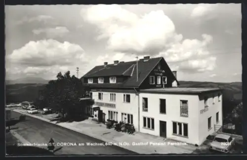 AK St. Corona am Wechsel, Gasthof Pension Fernblick