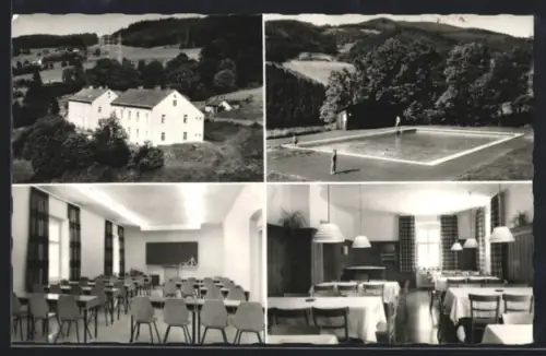 AK St. Peter-Freienstein, Tollinghöhe, Erholungsheim und BFI-Schulungszentrum, Schwimmbad und Speisesäle