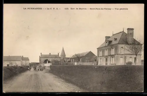 AK Saint-Paul-du-Vernay, Vue générale